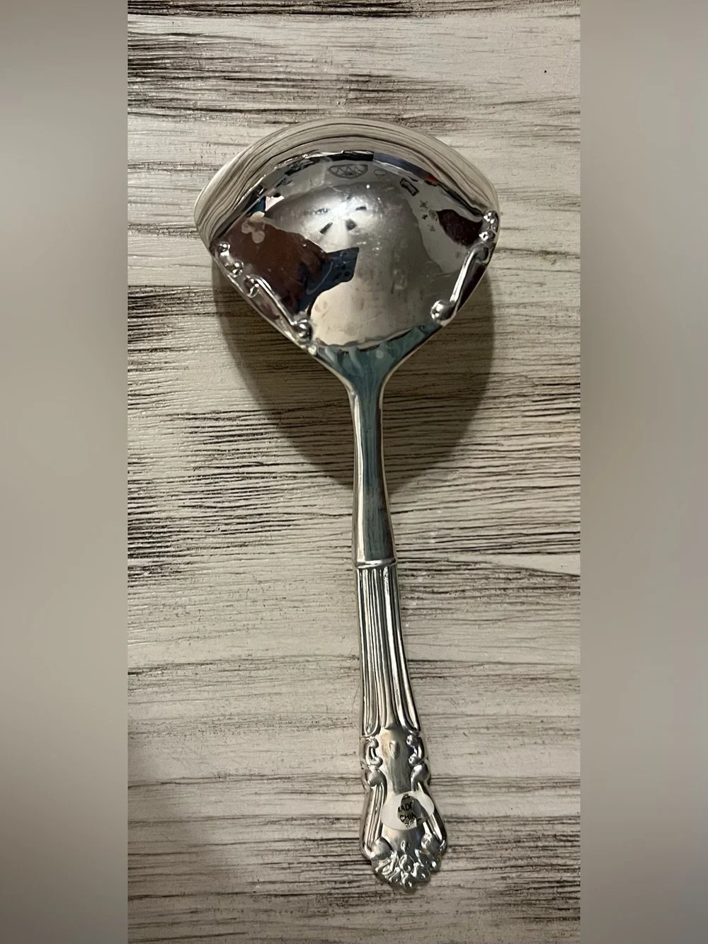 Arthur Court Fleur-de-Lis Meat Serving Spoon Ladle Set w/ Original Box